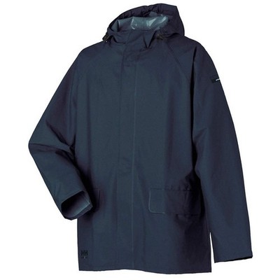 HELLY HANSEN 70129_590-2XL Rain Jacket,PVC/Polyester,Navy,2XL 21XZ06