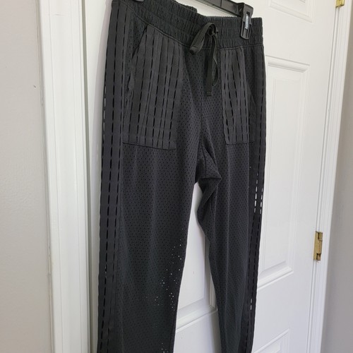 Pantaloni da jogging Victoria's Secret Sport neri traforati tasche taglia small - Foto 3 di 13