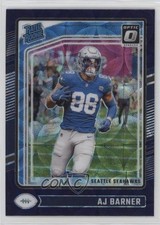2024 Panini Donruss Optic Rated Rookie Purple Scope Prizm AJ Barner #204 1c20
