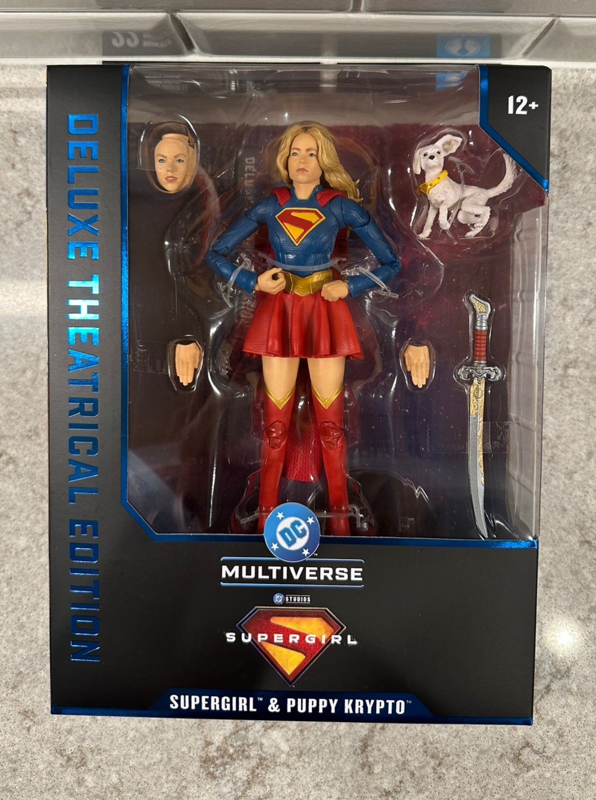 DC Multiverse Supergirl & Baby Krypto – 7" Deluxe Theatrical Collectible