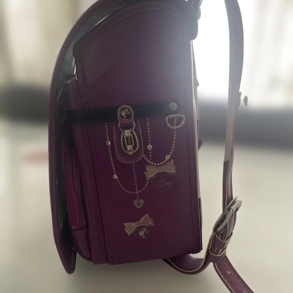 Randoseru Bolso Escolar Japonés Mochila para Niños Barbie Púrpura Japón #002 Foto 4 de 4