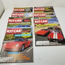 Kit Auto Illustrato Anni 80 Riviste GT40 Cobra Ferrari Replica Punte Costruzione