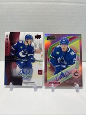 2023-24 Platinum Retro Red Rainbow Auto & Premier Aidan McDonough RC Auto