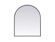 Elegant Lighting MR1A3036 Ayra 30" W x 36" H Modern Arched - Black