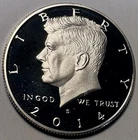 2014 S Kennedy Half Dollar Silver PROOF Gem DCAM 0.900 Fine 90% Silver