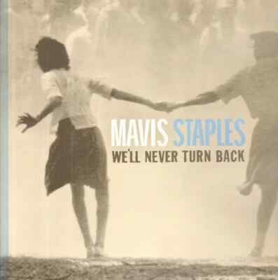 LP Mavis Staples Well Never Turn Back BLUE / WHITE SPLIT VINYL NEAR MINT