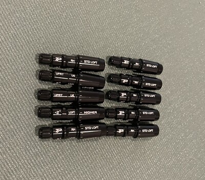 TEN Tour Issued OEM Taylormade 2° TP Adapters Stealth Qi10 .335 Driver RH