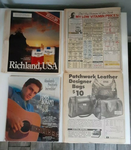 8 plus VINTAGE 1980s 1990s ELVIS PRESLEY Star Country NEWSPAPER TABLOIDS PAPERS - Picture 5 of 12