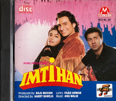 IMTIHAN CD Music: Anu Malik * BOLLYWOOD HINDI