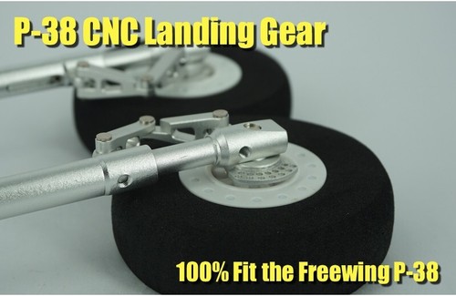 1.6m Free Wing P-38 upgrade CNC Landing Gear Struts wheels not included NIB - 第 2/4 張圖片