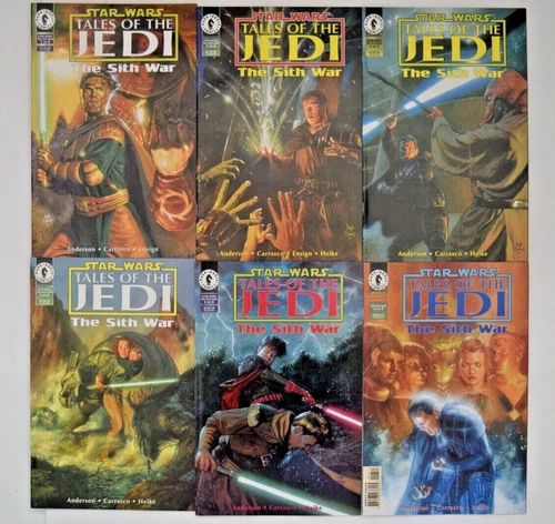 STAR WARS TALES OF THE JEDI THE SITH WAR (1995) 6 ISSUE SET 1-6 COMICS