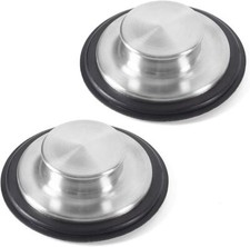 Stainless Steel Kitchen Sink Stopper Bathroom Sink Drain Stop Plug Large 3.38"