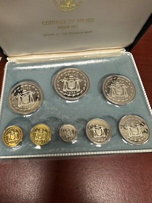 1974 Franklin Mint Coinage of Belize Proof Set Copper Nickel 8