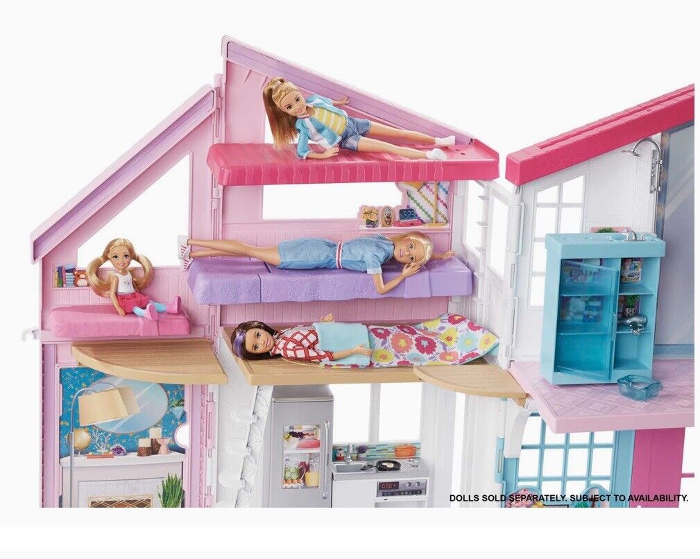 Barbie Doll House Playset, Multicolor