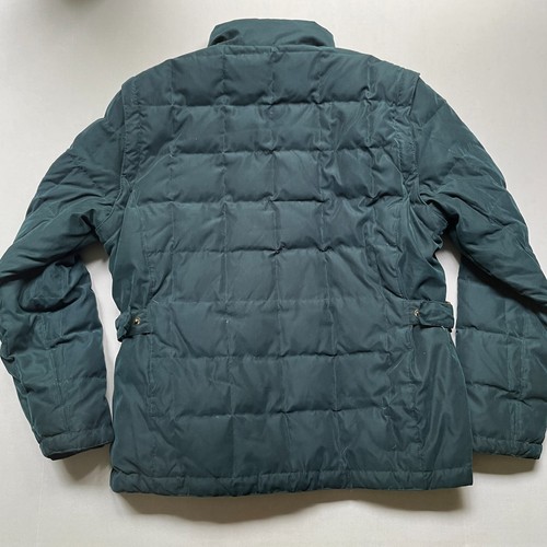 Horseware Ireland Down Jacket Coat Converts Vest Womens XL Green Quilted Lined - Picture 4 of 13