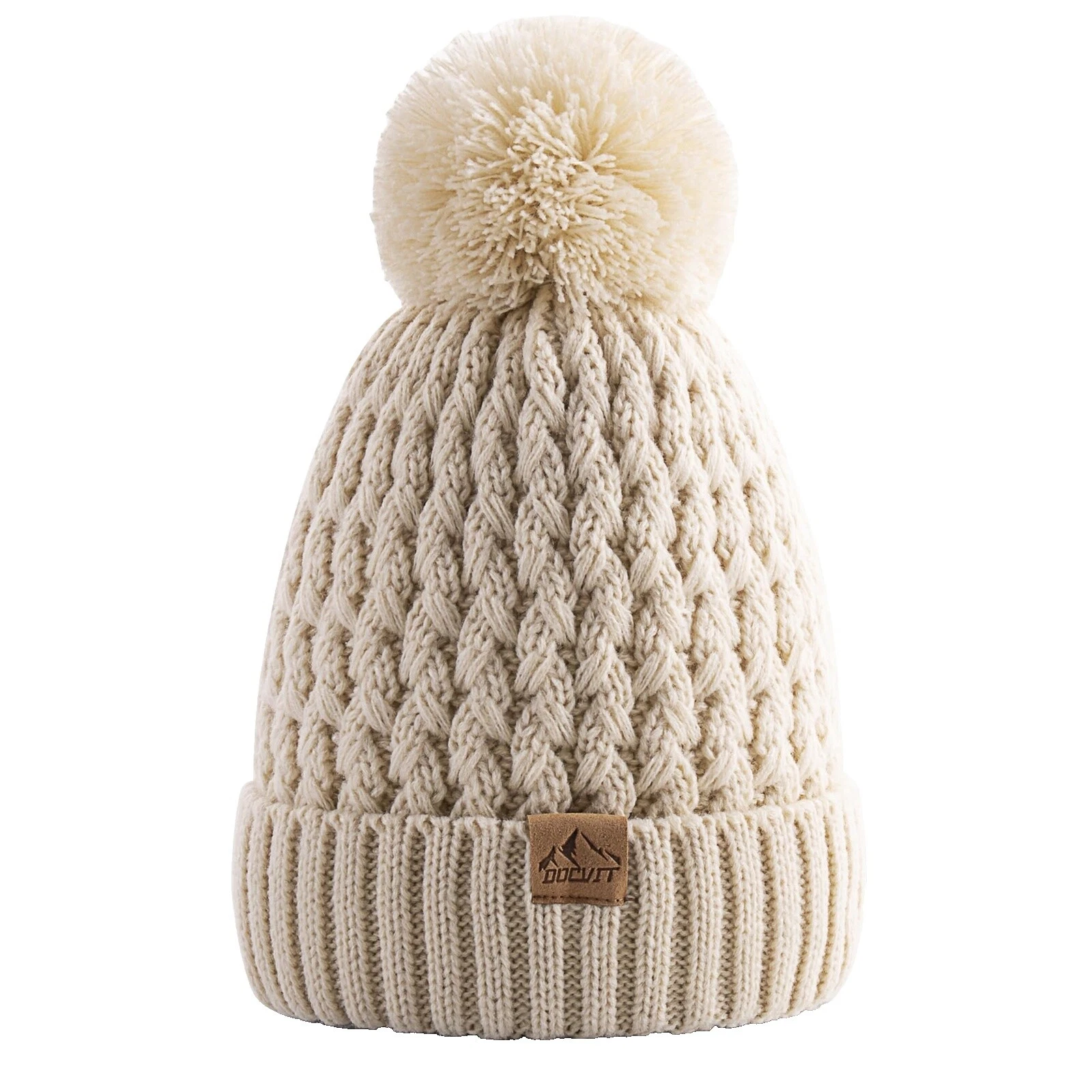 Gorros Beanie Blanco para Niños