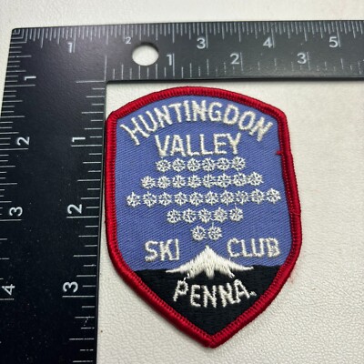 Vintage Snow Ski HUNTINGDON VALLEY SKI CLUB Pennsylvania Patch 40MP
