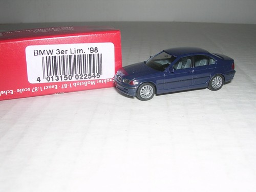 HERPA #22545 1998 B.M.W. Sedán 3er 4 puertas "azul" H.O. 1/87 | Zustand: New