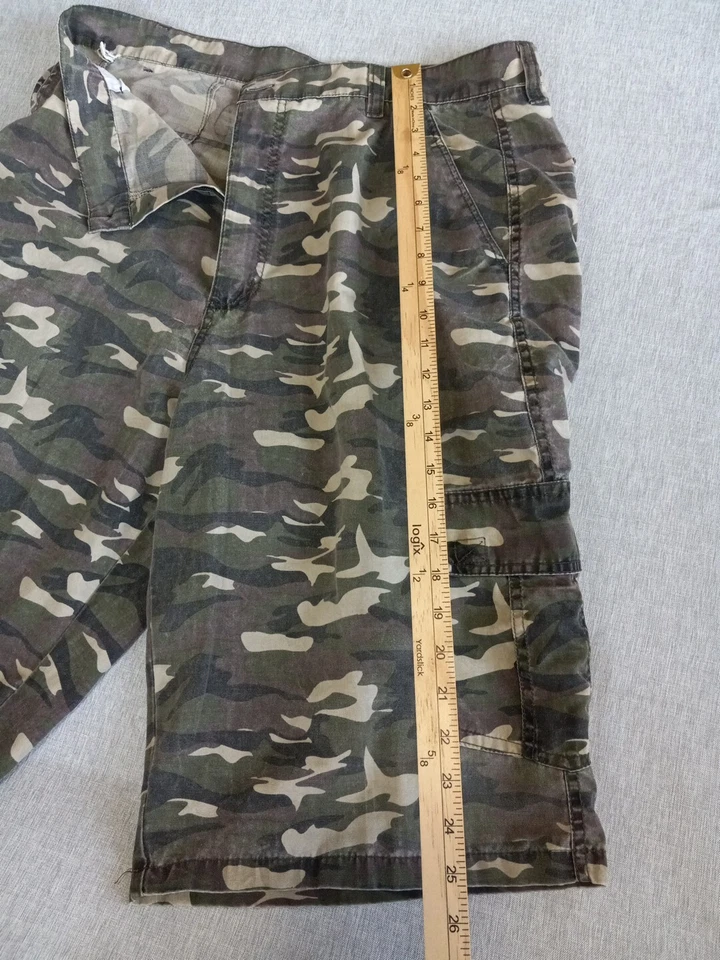 Pantalón Corto True Rock Para Hombre 38 Carga Verde Militar Coumoflage Utilitario Algodón Poliéster Foto 2 de 4