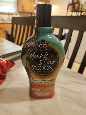 European Gold Dark Star 7000X Ultra Dark Tanning Lotion (For
