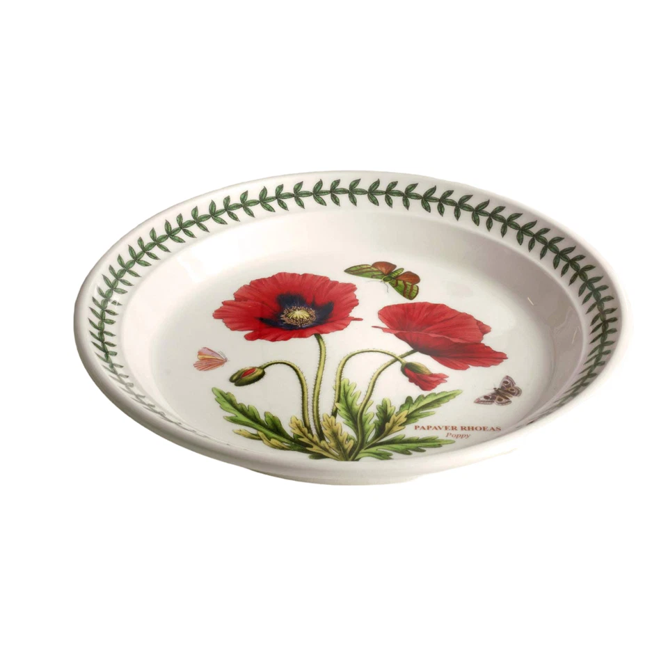 Plato cupé Portmeirion Botanic Garden de 6 pulgadas, motivo de amapola Foto 2 de 4