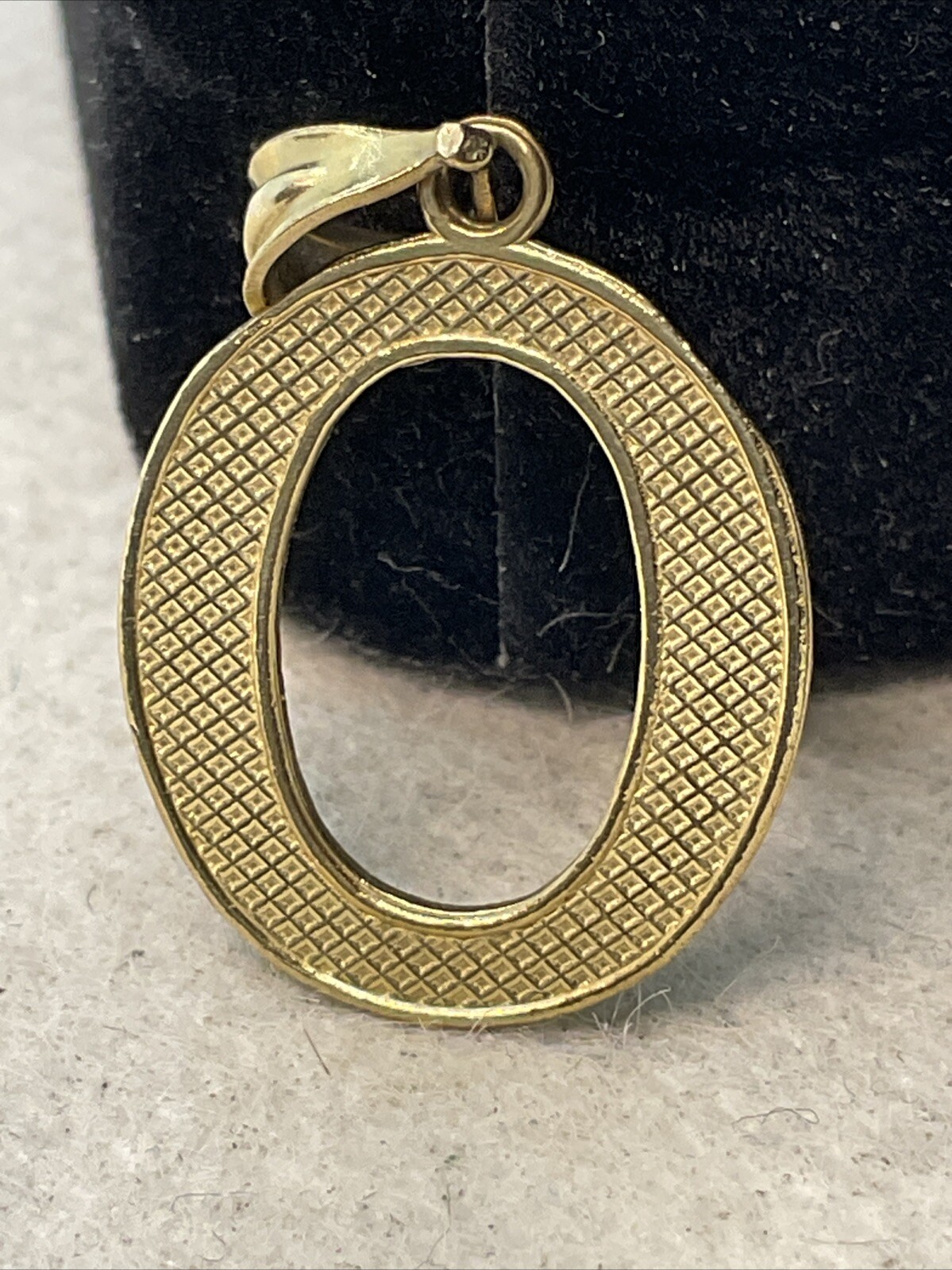 Solid 10K Yellow Gold Diamond Cut INITIAL LETTER … - image 15