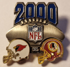 WASHINGTON REDSKINS v ARIZONA CARDINALS 2000   - GAME DAY PIN  NFL COMMANDERS