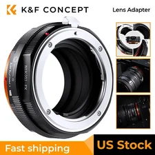 K&F Concept NIK(G)-FX Lens Mount Adapter for Nikon G/F/AI Mount to Fujifilm Fuji
