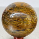 Natural Tiger Eye stone ball quartz crystal ball Reiki healing 2060G — photo 6