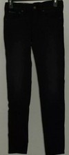 Polo Ralph Lauren Skinny Jeans Black Velvet Big Girls 10 HOLIDAY PANTS EUC 98