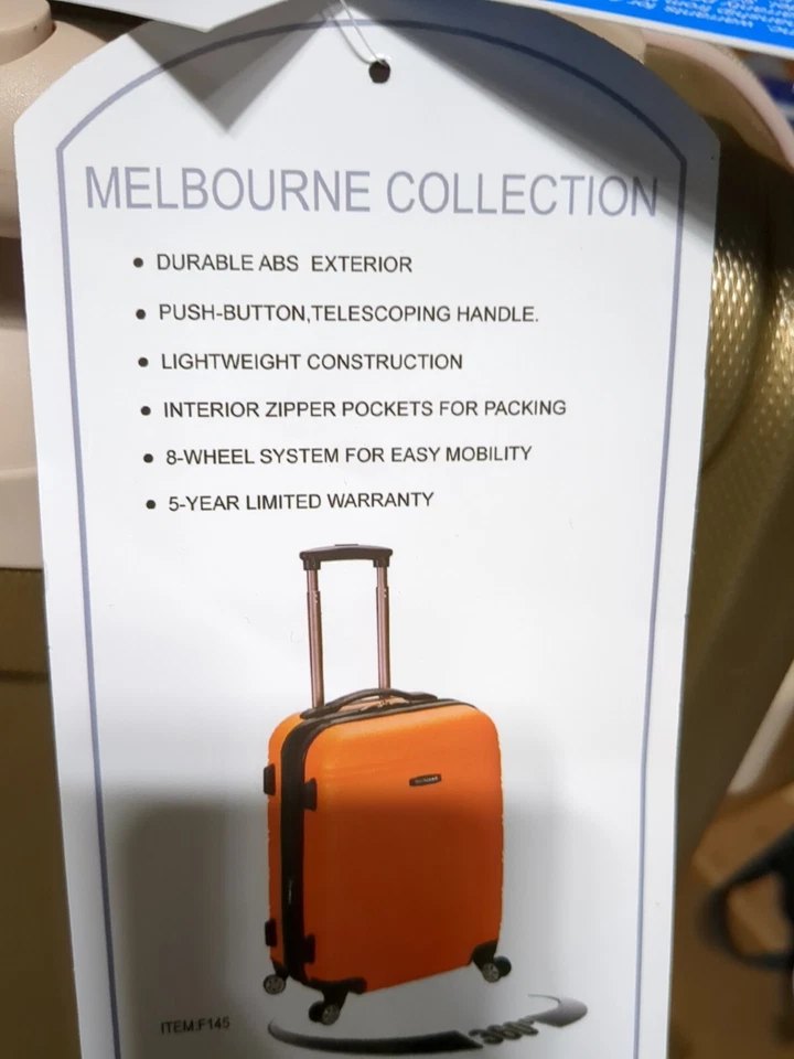 Rockland Luggage Melbourne 20 Inch Expandable Carry on Bronze One Size - Image 3 of 4