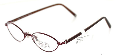 COACH Carissa 201 Bordeaux Rot Brille glasses Eyewear FASSUNG