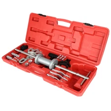 16PCS 8 Way Slide Hammer Puller Axle/Bearing /Dent/Hub/Gear Set Repair Tool