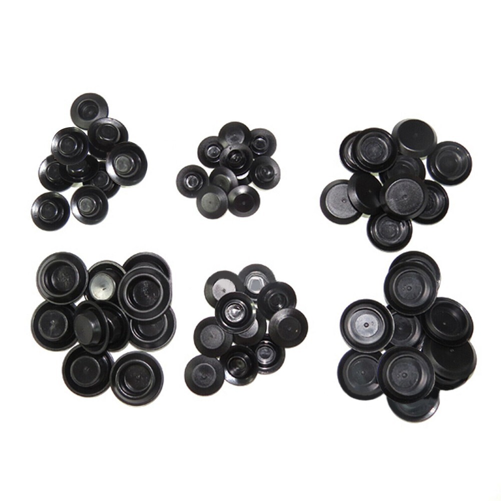 Assortment Auto Body Sheet Metal Hole Plug Plastic 1/2\"/3/4\"/3/8\"/7/