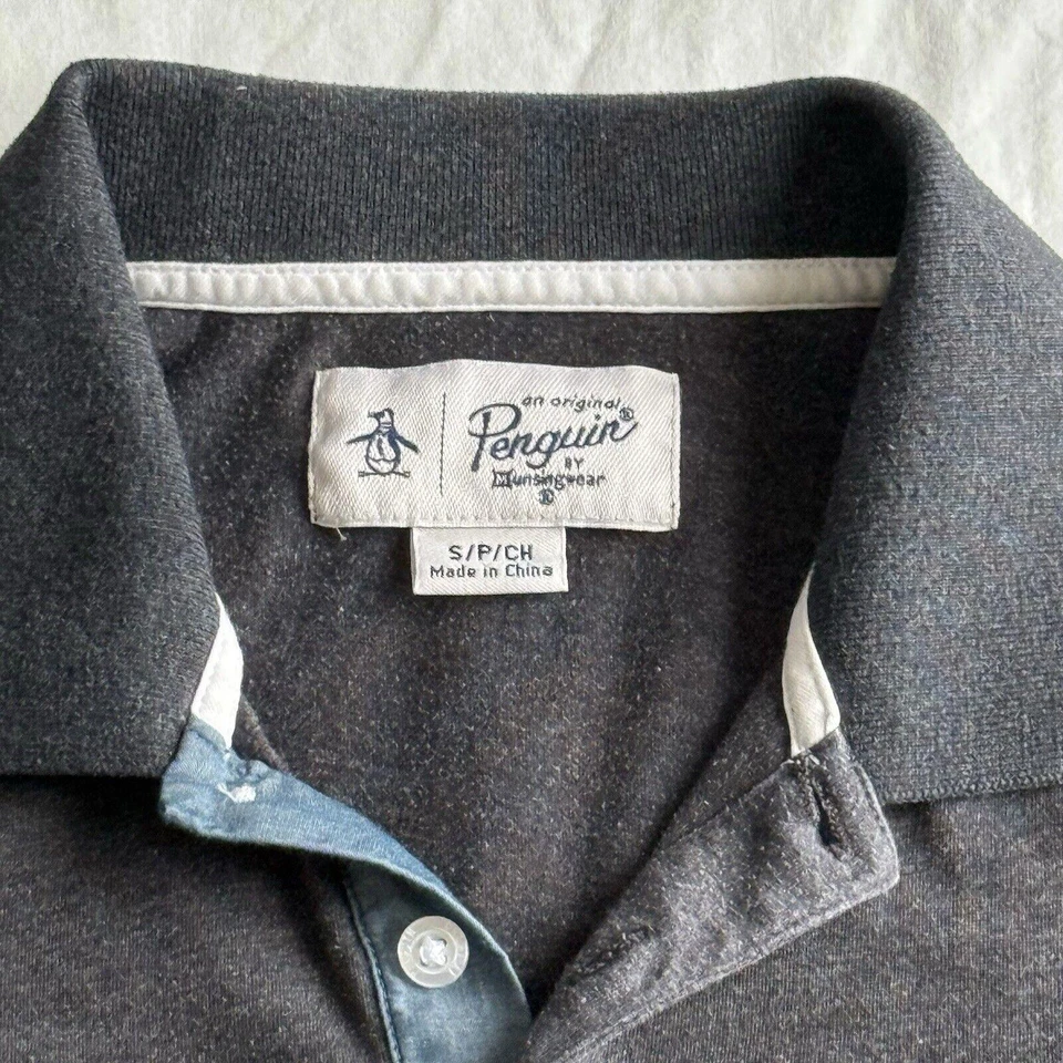 Penguin Original Golf Polo Shirt Stretch Cotton Mens S - Image 2 of 4