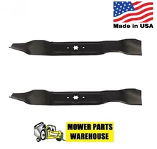2 REPL MOWER MULCHING BLADES 42" DECK 742-0616 942-0616 MTD CUB CADET TROYBILT