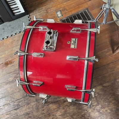 Pearl MAPLE SHELL USA 24 X 16” Bass Drum Red Very Rare MONSTER 10