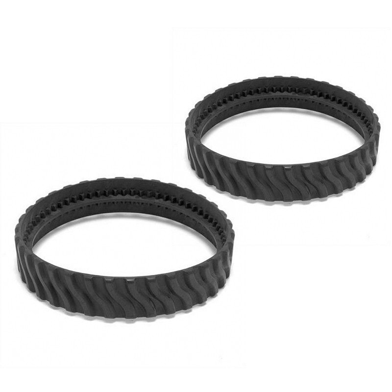 2x rieles neumáticos rueda f??r Zodiac MX8 MX6 R0526100 Juego de herramientas limpiador de piscina