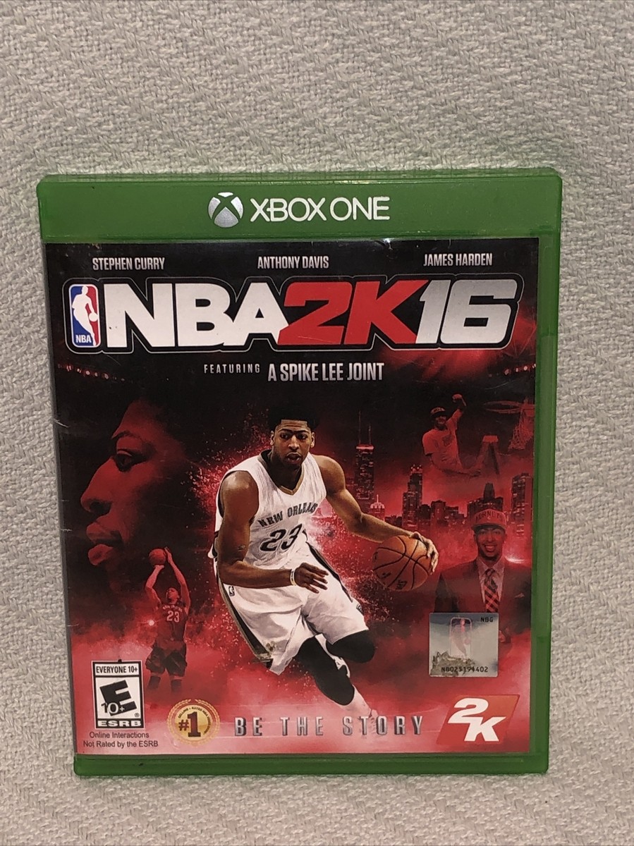 NBA 2K16 (Microsoft Xbox One, 2015) Anthony Davis on cover In Case Rated  E10+
