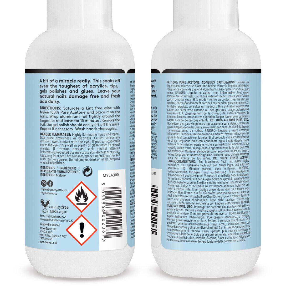 4 Quart Bottles (1 Gallon) Of Professional Nail Polish Remover - 100% –  GotParts747
