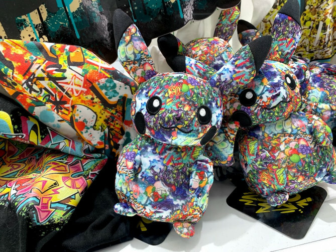 Pokemon Center SHIBUYA Limited Graffiti Art Plush doll Pikachu | eBay