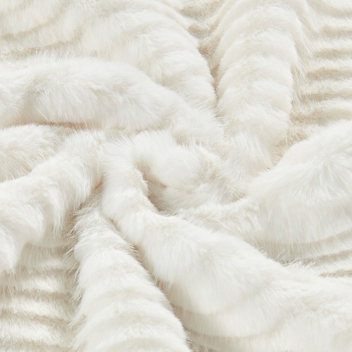 20" Shaggy Wavy Faux Fur Pillow Cover Soft Fluffy Cozy Decorative Cushion Case - Picture 10 of 54