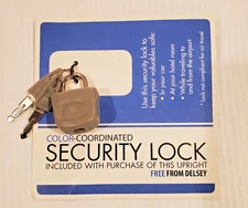 Delsey Color-Coordinated Luggage Security Lock w/2 Keys - NEW