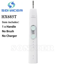 Philips Electric Toothbrush Handle Sonicare ProtectiveClean 6100 HX685T White