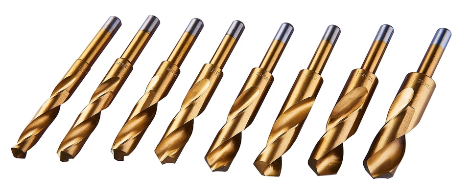 8 Stück 1/2 Zoll Titanium Blacksmiths Drill bit Set F1280 - Bild 3 von 4