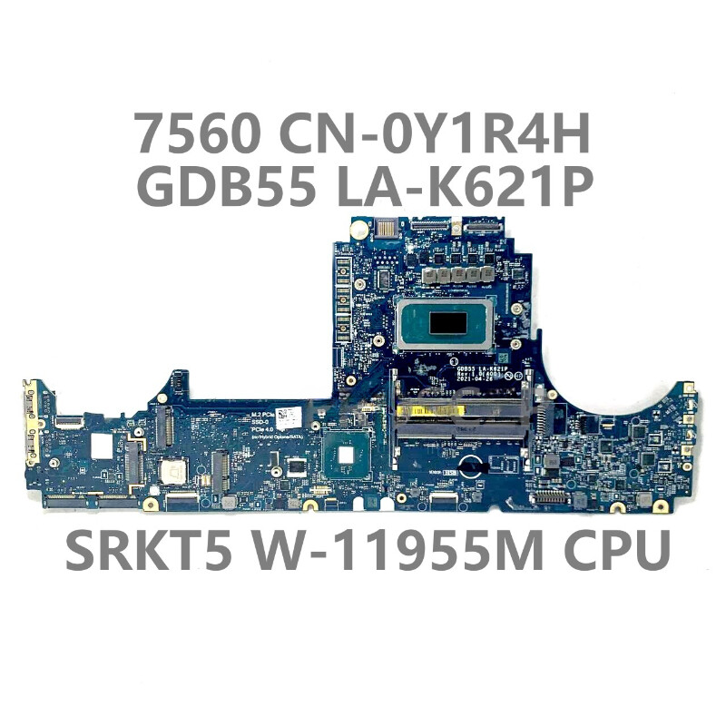 For DELL Precision 7560 CN-0Y1R4H Y1R4H GDB55 LA-K621P W