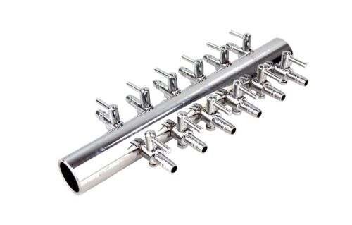Manifold Air Divider Metal Valve Tap 19mm-4mm Irrigation Air Splitter Aquarium - Picture 6 of 8