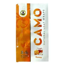 Camo Wraps Natural Leaf Honey Wraps (5 Sheets) - 1 Pouch