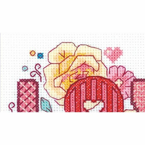 Cross-stitch kit Love 1853 Riolis Aida 14ct - Picture 3 of 7
