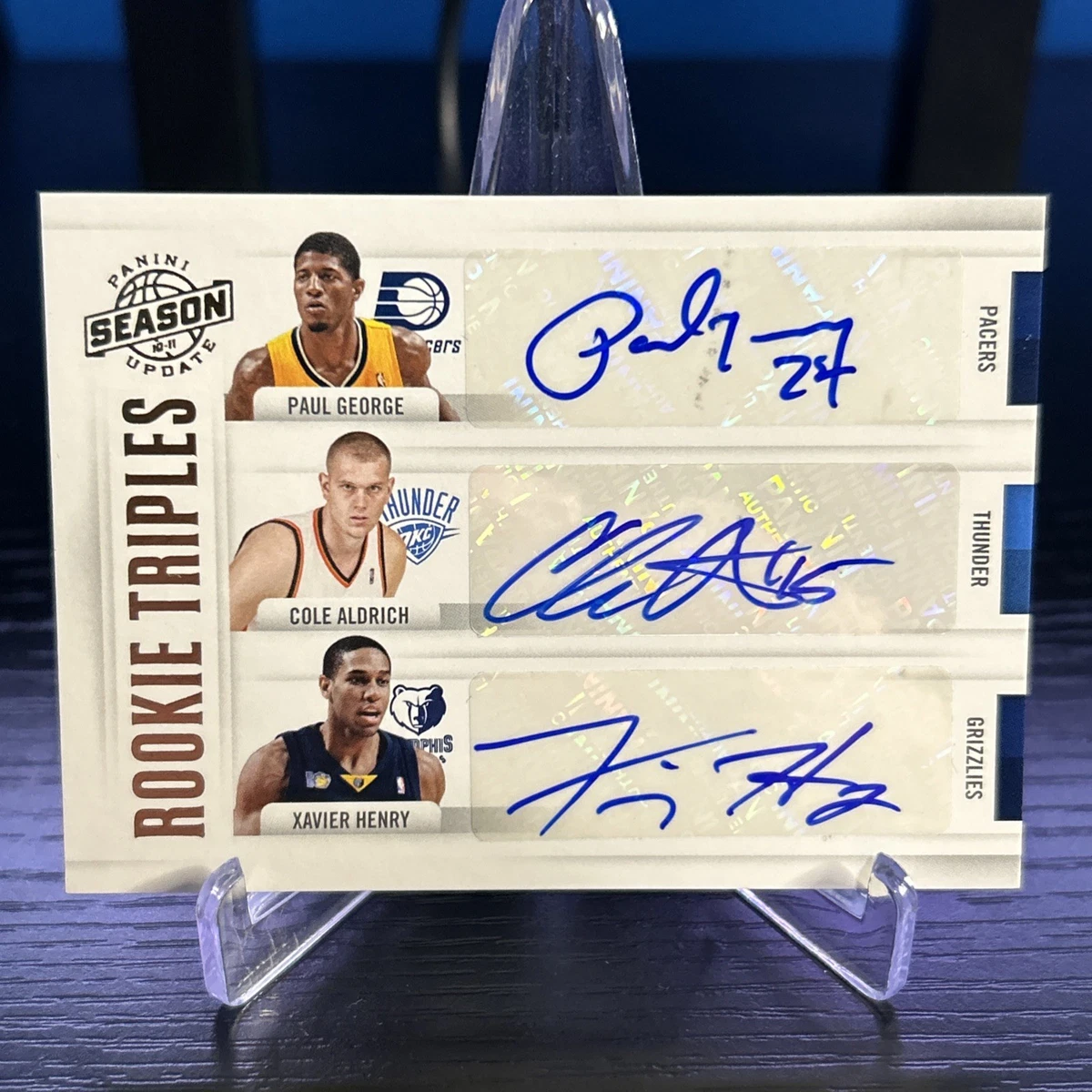 2019 PANINI SELECT #117 PAUL GEORGE GOLD WAVE ITEM GRADE GEM MT 10